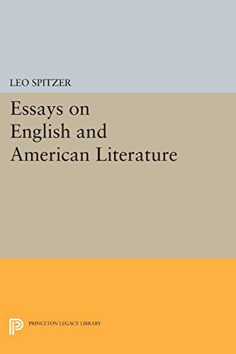 Imagen de archivo de Essays on English and American Literature a la venta por Blackwell's