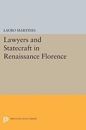 Beispielbild fr Lawyers and Statecraft in Renaissance Florence zum Verkauf von Blackwell's