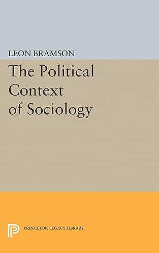 Stock image for The Political Context of Sociology for sale by Blackwell's