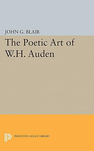 Stock image for Poetic Art of W.H. Auden for sale by Blackwell's