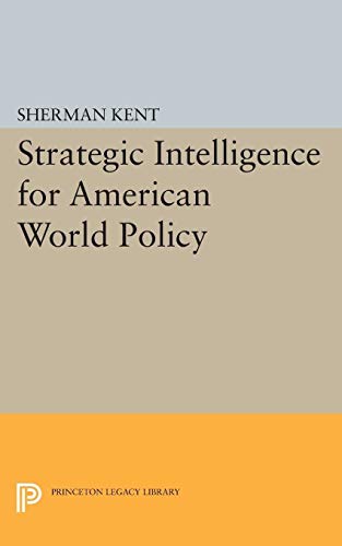 Imagen de archivo de Strategic Intelligence for American World Policy (Paperback or Softback) a la venta por BargainBookStores