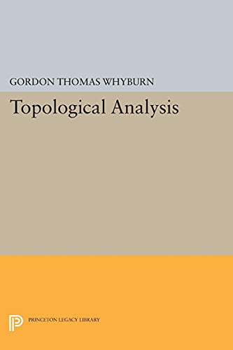 Imagen de archivo de Topological Analysis a la venta por Blackwell's