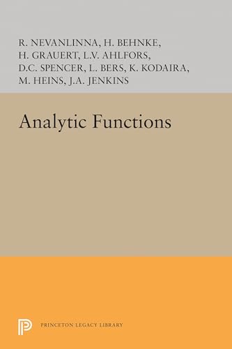 Imagen de archivo de Analytic Functions a la venta por Blackwell's