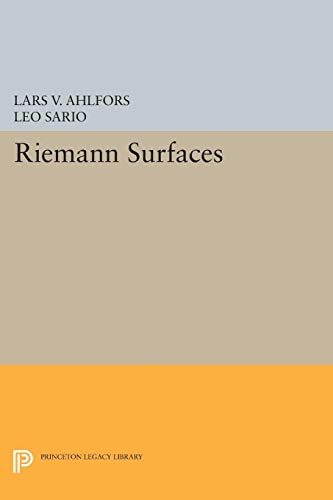 Imagen de archivo de Riemann Surfaces - (PMS-26) a la venta por PBShop.store US