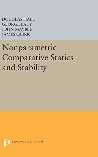 Imagen de archivo de Nonparametric Comparative Statics and Stability a la venta por Blackwell's