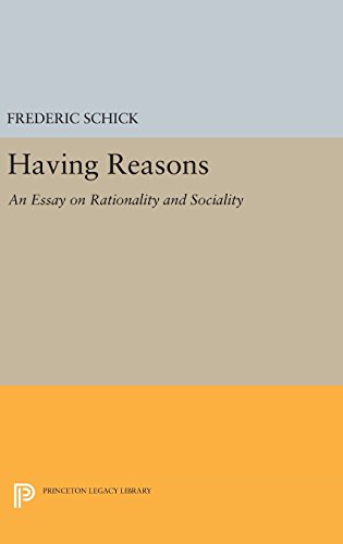 9780691640853: Having Reasons – An Essay on Rationality and Sociality: 587 (Princeton Legacy Library)