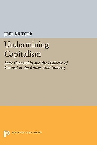 Beispielbild fr Undermining Capitalism: State Ownership and the Dialectic of Control in the British Coal Industry zum Verkauf von Kennys Bookshop and Art Galleries Ltd.