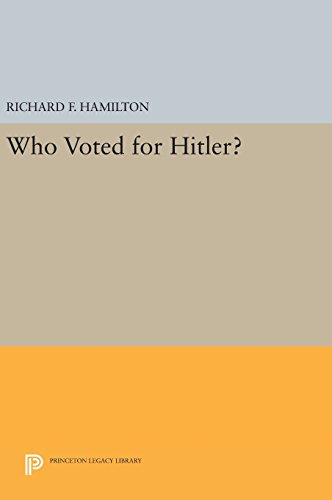 9780691642017: Who Voted For Hitler