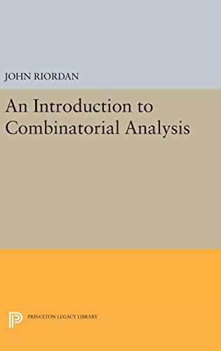 9780691643250: Introduction To Combinatorial Analysis: 88 (Princeton Legacy Library)