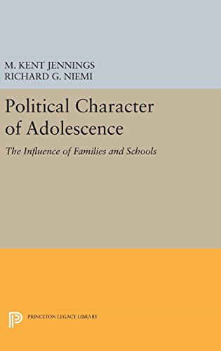 Beispielbild fr Political Character of Adolescence: The Influence of Families and Schools (Princeton Legacy Library) zum Verkauf von Labyrinth Books