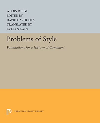 Beispielbild fr Problems of Style: Foundations for a History of Ornament zum Verkauf von ThriftBooks-Dallas