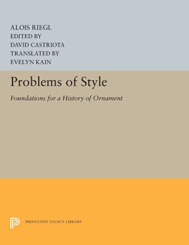 Beispielbild fr Problems of Style Foundations for a History of Ornament zum Verkauf von Revaluation Books