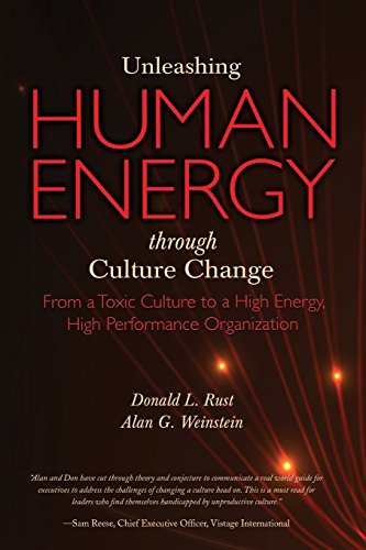 Beispielbild fr Unleashing Human Energy: From a Toxic Culture to a High Energy, High Performance Organization zum Verkauf von SecondSale