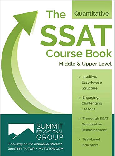 Stock image for The SSAT Quantitative (Math) Course Book - Middle & Upper Level for sale by Jenson Books Inc