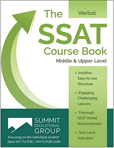 Stock image for SSAT Course Book Verbal for sale by Jenson Books Inc