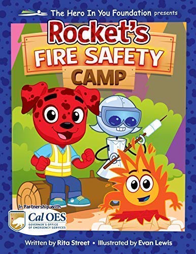 Stock image for Rocket's Fire Safety Camp Book & Backpack + BONUS Rocket's Fire Safety Coloring Book for sale by Idaho Youth Ranch Books