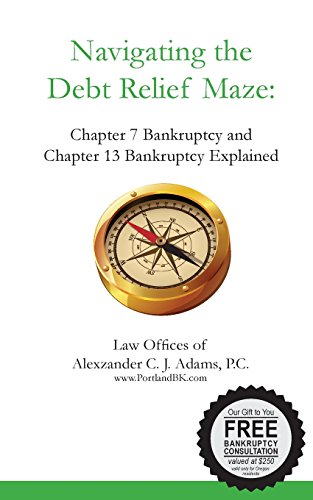 Stock image for Navigating the Debt Relief Maze: Chapter 7 Bankruptcy and Chapter 13 Bankruptcy for sale by THE SAINT BOOKSTORE