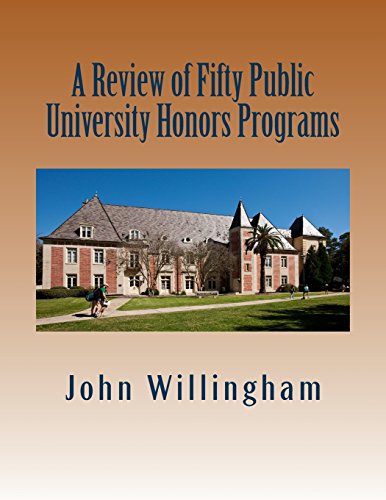 Stock image for A Review of Fifty Public University Honors Programs for sale by Better World Books: West