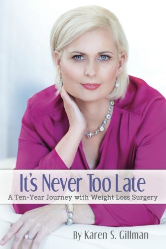 Stock image for It's Never Too Late: A Ten-Year Journey With Weight Loss Surgery for sale by Your Online Bookstore