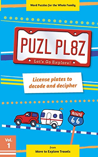 Beispielbild fr PUZL PL8Z License plates to decode and decipher zum Verkauf von Books Unplugged