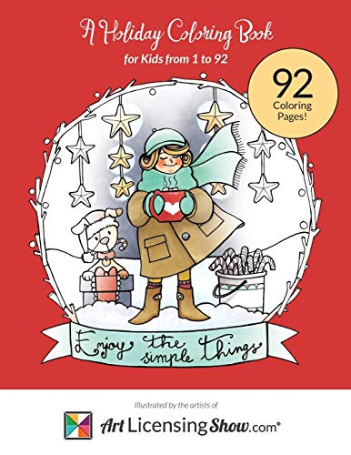 9780692586723: Enjoy The Simple Things: A Holiday Coloring Book for Kids 1 to 92