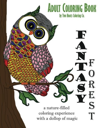 Stock image for Adult Coloring Book: Fantasy Forest (Adult Coloring Books) for sale by Books Unplugged