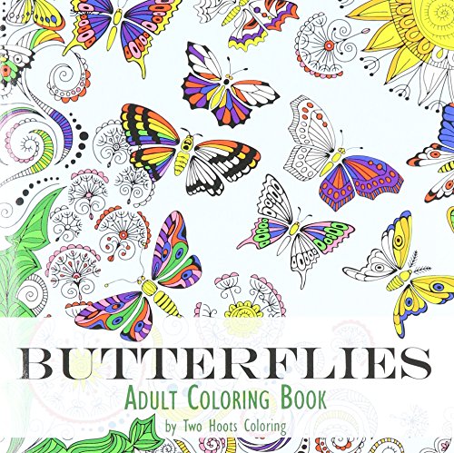 Imagen de archivo de Adult Coloring Book: Butterflies a la venta por ThriftBooks-Dallas