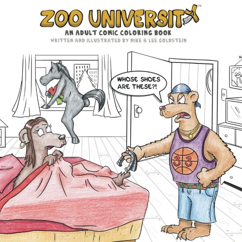 Imagen de archivo de Zoo University: An Adult Comic Coloring Book a la venta por Revaluation Books