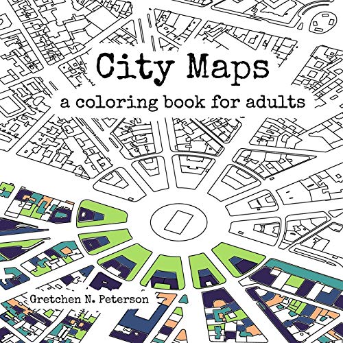 Beispielbild fr City Maps: A coloring book for adults zum Verkauf von WorldofBooks