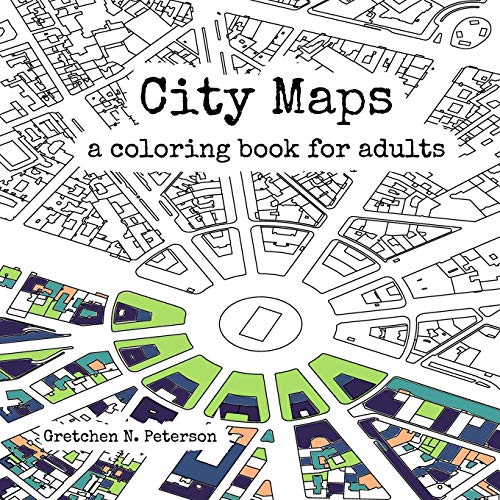 Stock image for City Maps: A coloring book for adults for sale by More Than Words