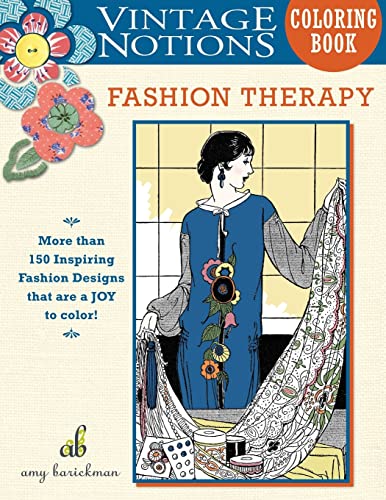 Stock image for Vintage Notions Coloring Book: Fashion Therapy for sale by GF Books, Inc.