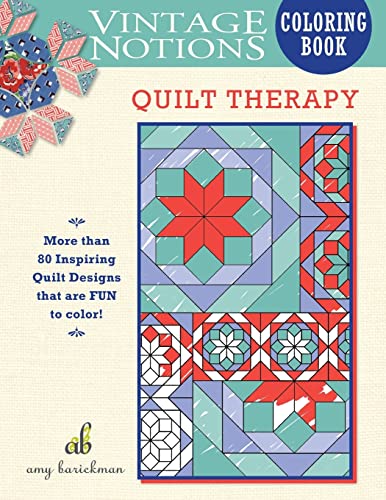 Beispielbild fr Vintage Notions Coloring Book: Quilt Therapy zum Verkauf von AwesomeBooks