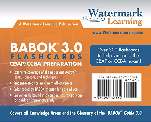 9780692731635: BABOK 3.0 Flashcards