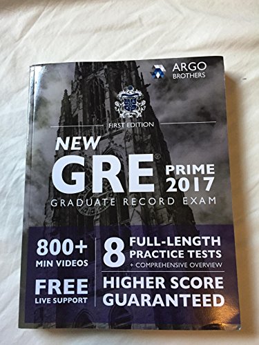 Imagen de archivo de GRE Prep 2017 with 8 Practice Tests: Test Prep (Argo Brothers) a la venta por SecondSale