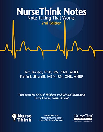 Imagen de archivo de NurseThink Notes Note Taking That Works! a la venta por Your Online Bookstore