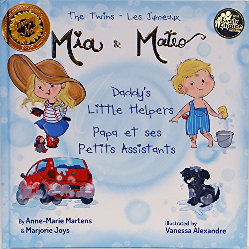 Beispielbild fr Bilingual Book - The Twins Mia & Mateo Daddy's Little Helpers - Livre Anglais - Francais zum Verkauf von medimops