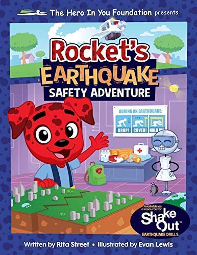Stock image for RocketG??s Earthquake Safety Adventure Book & Backpack + BONUS RocketG??s Rules for Safety Coloring Book for sale by SecondSale