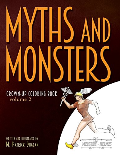 Stock image for Myths and Monsters Grown-up Coloring Book, Volume 2 for sale by HPB-Diamond