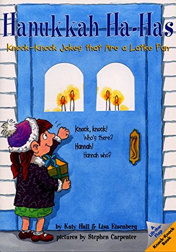 Stock image for Hanukkah Ha-Has: Knock-Knock Jokes that Are a Latke Fun (Lift-The-Flap Knock-Knock Book) for sale by Zoom Books Company