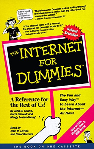 Stock image for The Internet for Dummies (Cassette) for sale by The Yard Sale Store