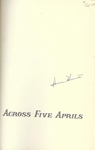 Beispielbild fr Across Five Aprils zum Verkauf von Hawking Books