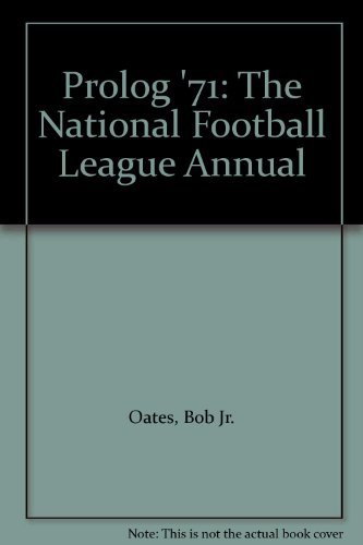 Stock image for Prolog '71: The National Football League Annual for sale by ThriftBooks-Dallas