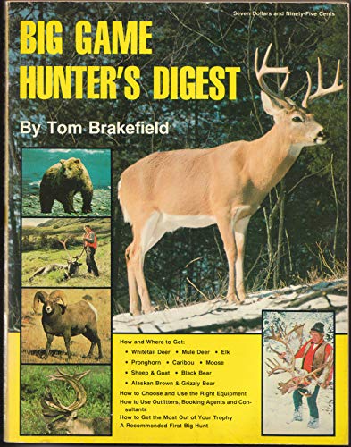 Beispielbild fr Big Game Hunter's Digest zum Verkauf von HPB-Ruby