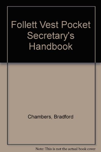 Stock image for Follett Vest Pocket Secretary's Handbook for sale by Visible Voice Books