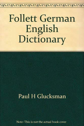Imagen de archivo de Follett German English Dictionary a la venta por Better World Books