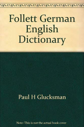 Stock image for Follett German English Dictionary for sale by Better World Books