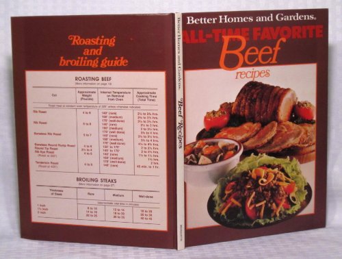 Imagen de archivo de Better Homes and Gardens All-Time Favorite Beef Recipes a la venta por SecondSale