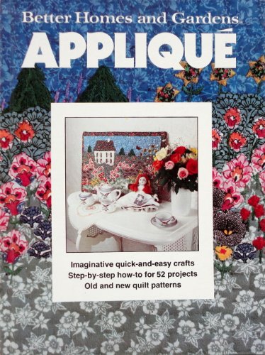 Stock image for Better Homes and Gardens Applique for sale by Lighthouse Books and Gifts