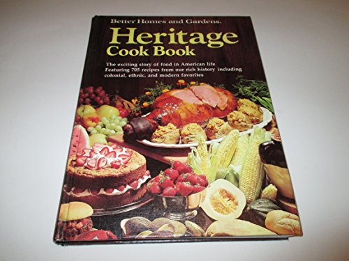 Imagen de archivo de Better Homes and Gardens Heritage Cook Book a la venta por Jenson Books Inc