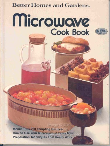 Imagen de archivo de Microwave Cook Book a la venta por Better World Books: West